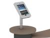 MOD-1329 Rotating iPad Mount (sil) | Counters, Pedestals, Kiosks, & Workstations