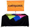 Compass Table Top Banner Stand