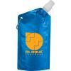 Promotional Giveaway Drinkware | Cabo 20-Oz. Water Bag With Carabiner Metal Blue