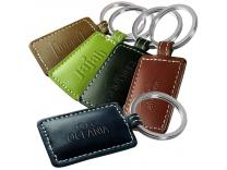 Promotional Giveaway Gifts & Kits | Limelight Rectangular Leather Key Fob