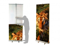 47.5" Double Sided Banner Stand | Retractable Banner Stand