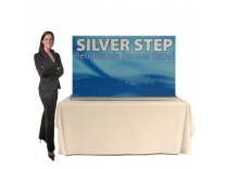 SilverStep 60 Inch Banner Stand Table Top