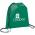 Promotional Giveaway Bags | The Evergreen Drawstring Cinch Backpack Green