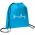 Promotional Giveaway Bags | The Evergreen Drawstring Cinch Backpack Process Blue