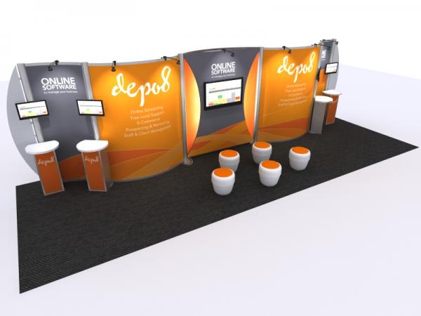 Visionary Designs Custom Hybrid Trade Show and Conference Exhibit VK-3003
